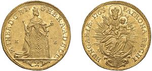 MARIA THERESA OF HABSBURG (1740 - 1780) &ndash; 2 ducats 1765, Kremnitz.