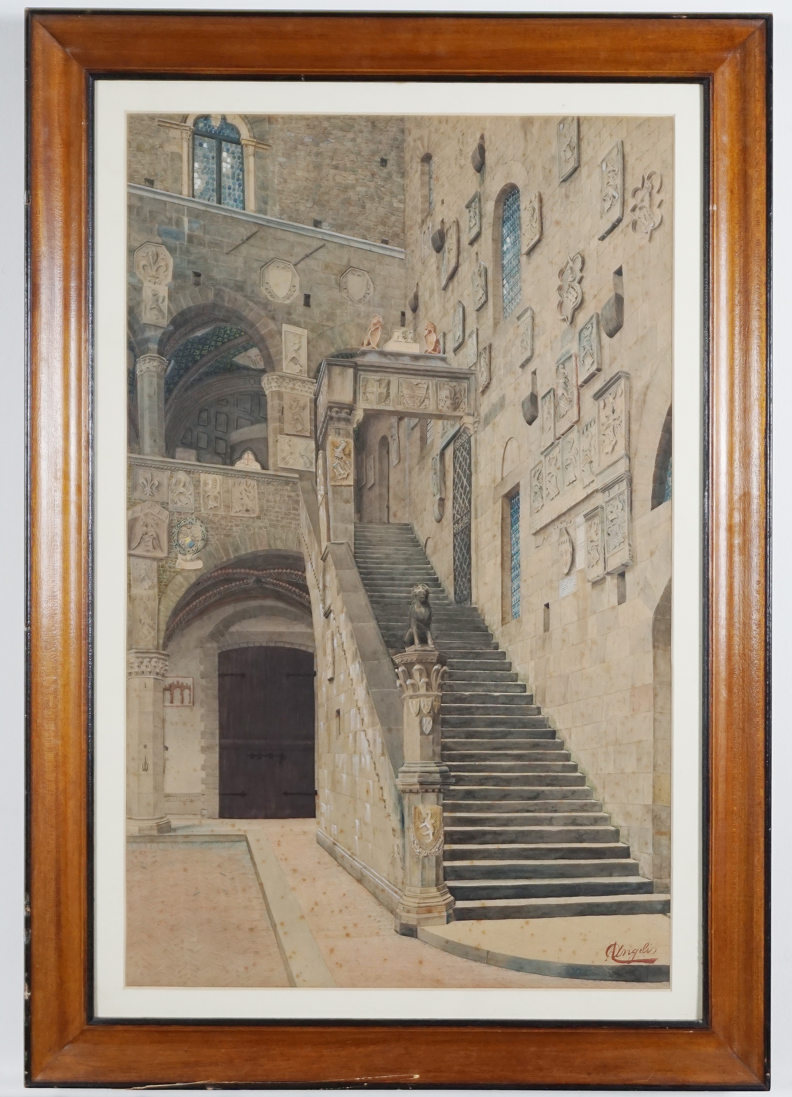 Scalinata nel cortile del Bargello