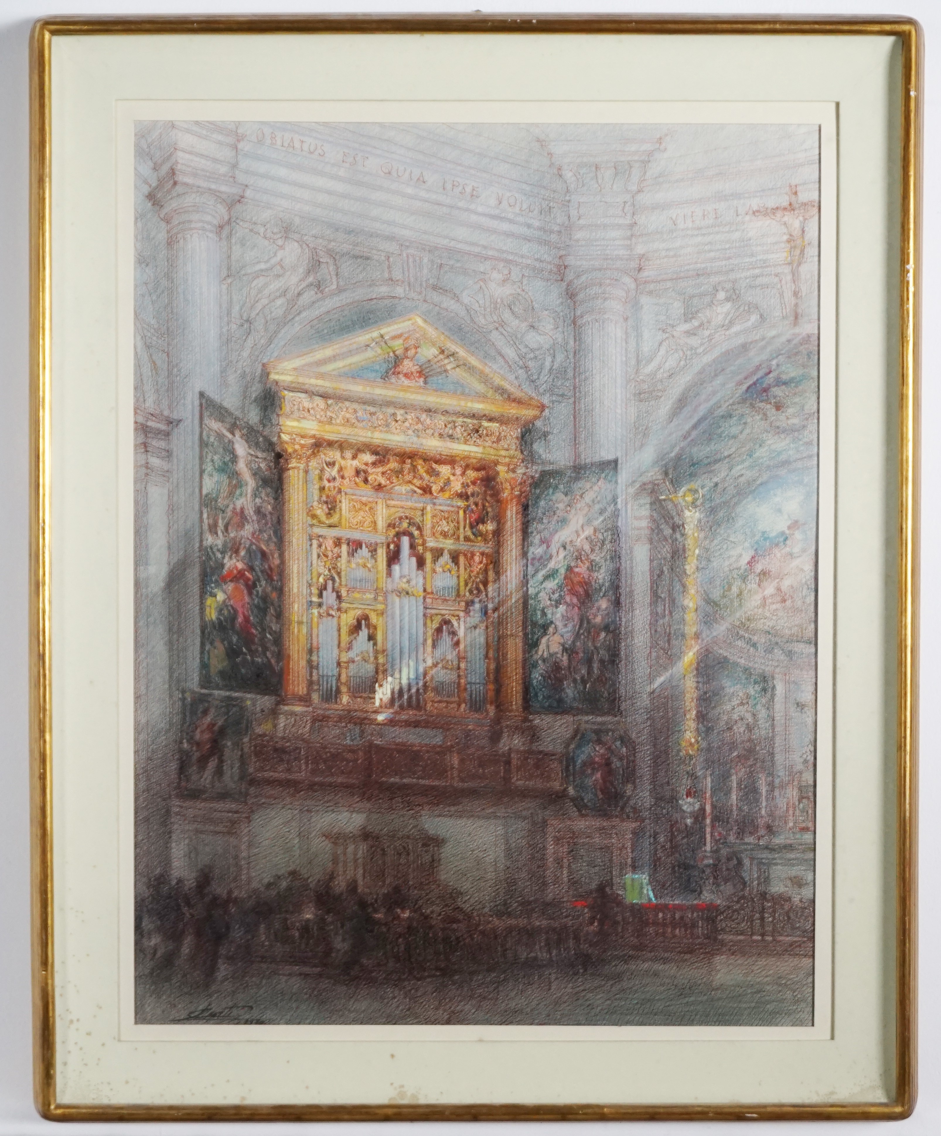 Interno della chiesa della passione Milano