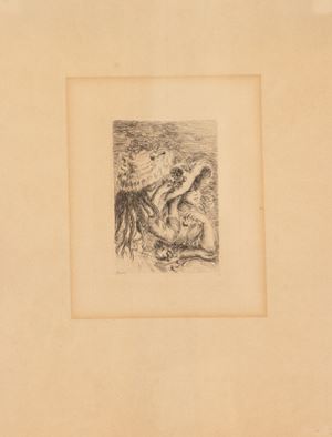 Le chapeau &eacute;pingl&eacute; (La figlia di Berthe Morisot e sua cugina)