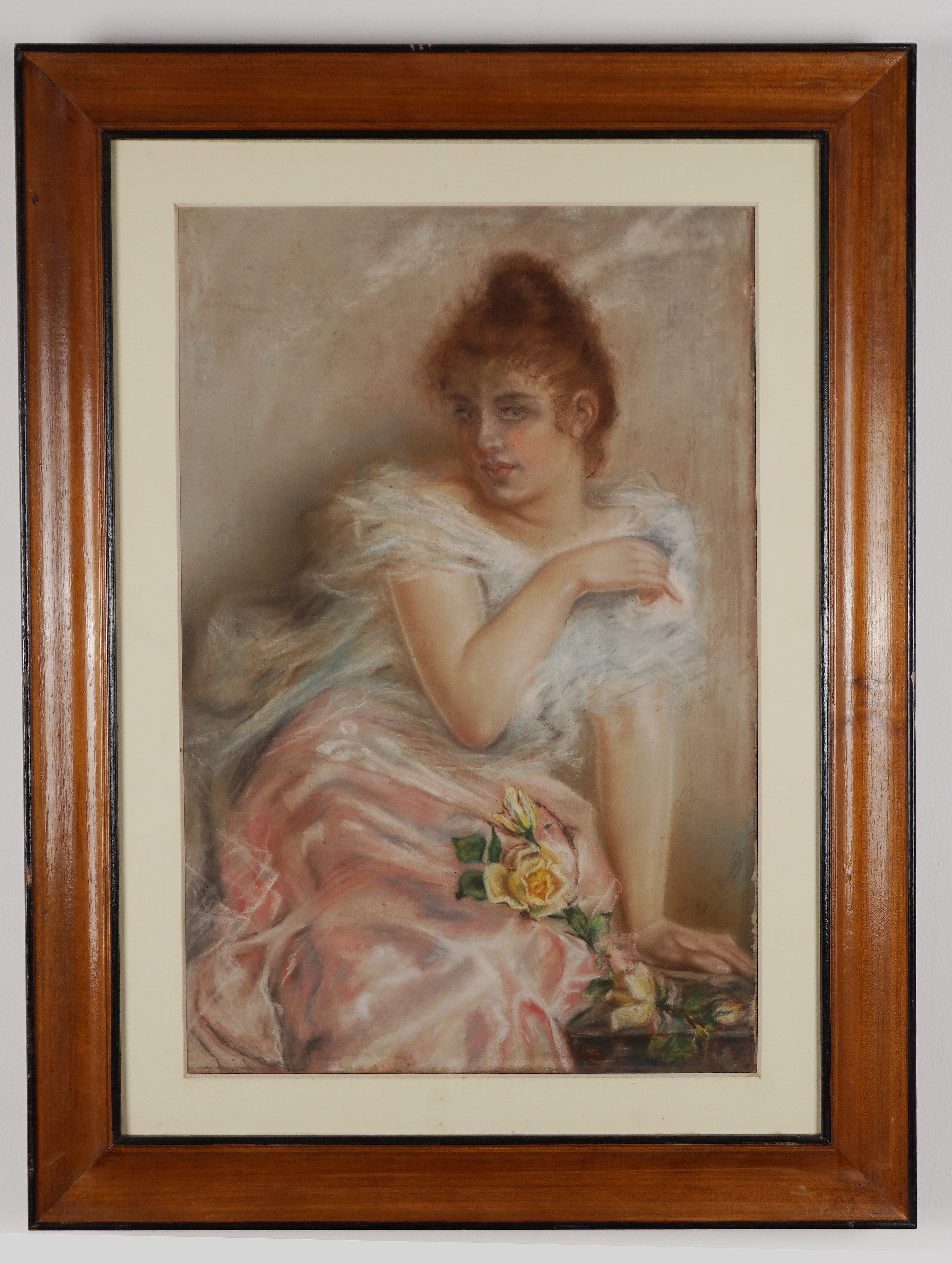 Ritratto di fanciulla con rose