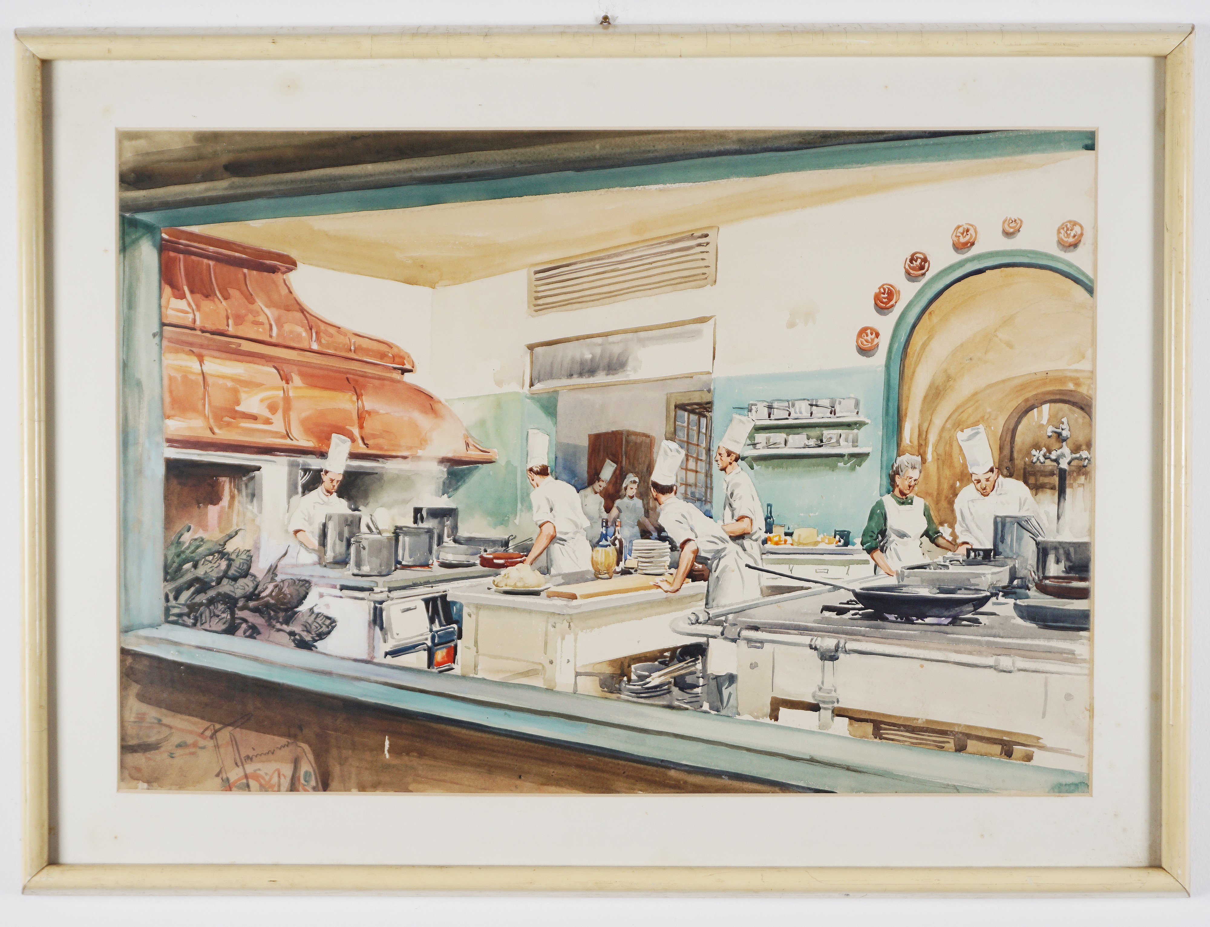 La cucina del ristorante