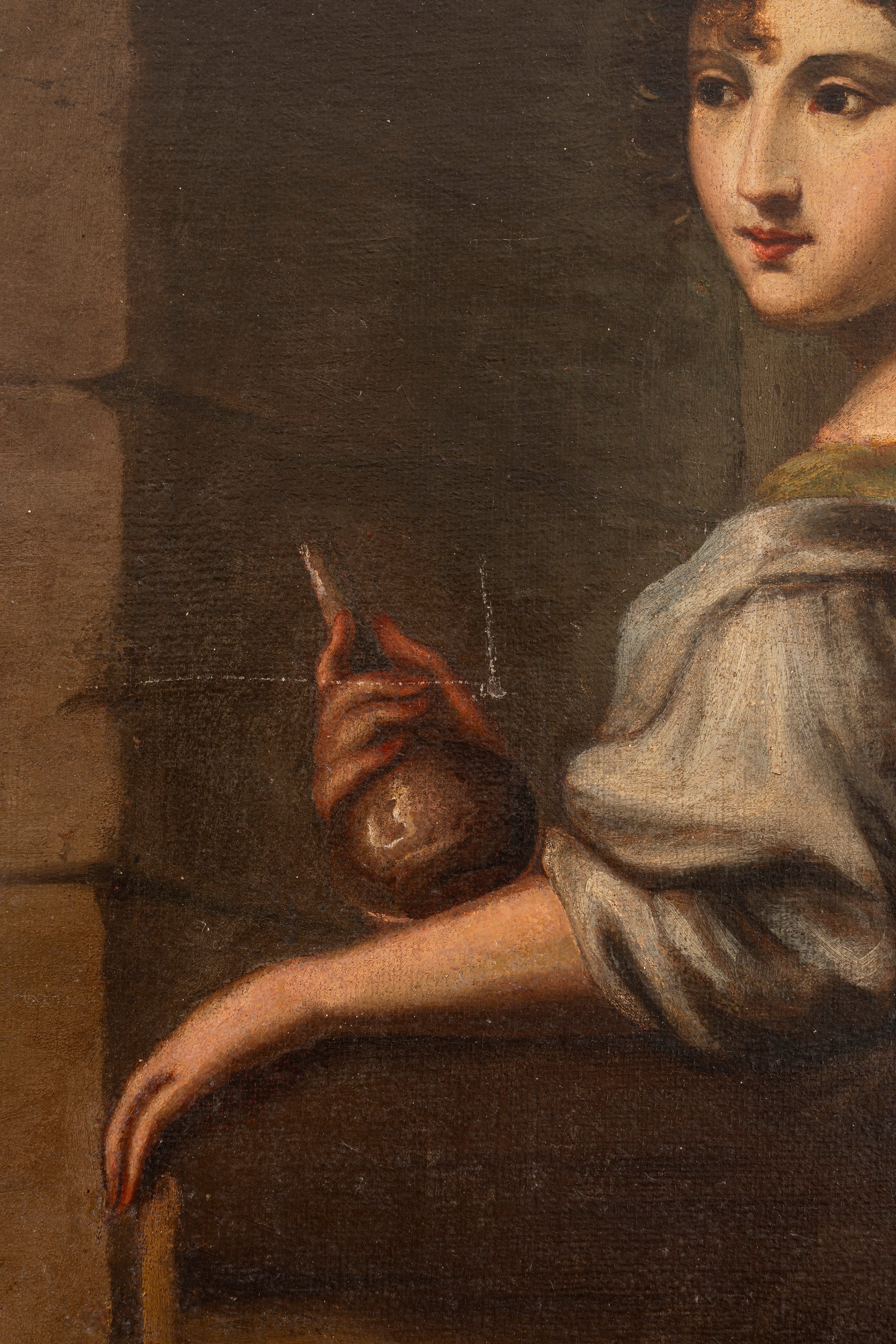 Scuola Italiana, Secolo XVIII - Scena di Genere con Due Popolani