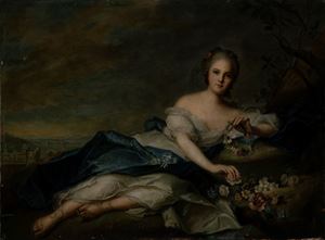 Ritratto di Enrichetta di Francia come Flora