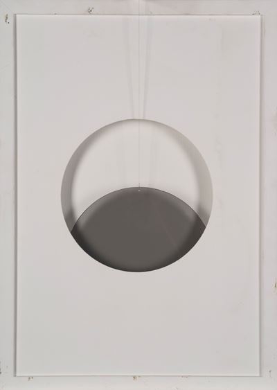 Immagine circolare (legno, acrilico e perspex), 1966
