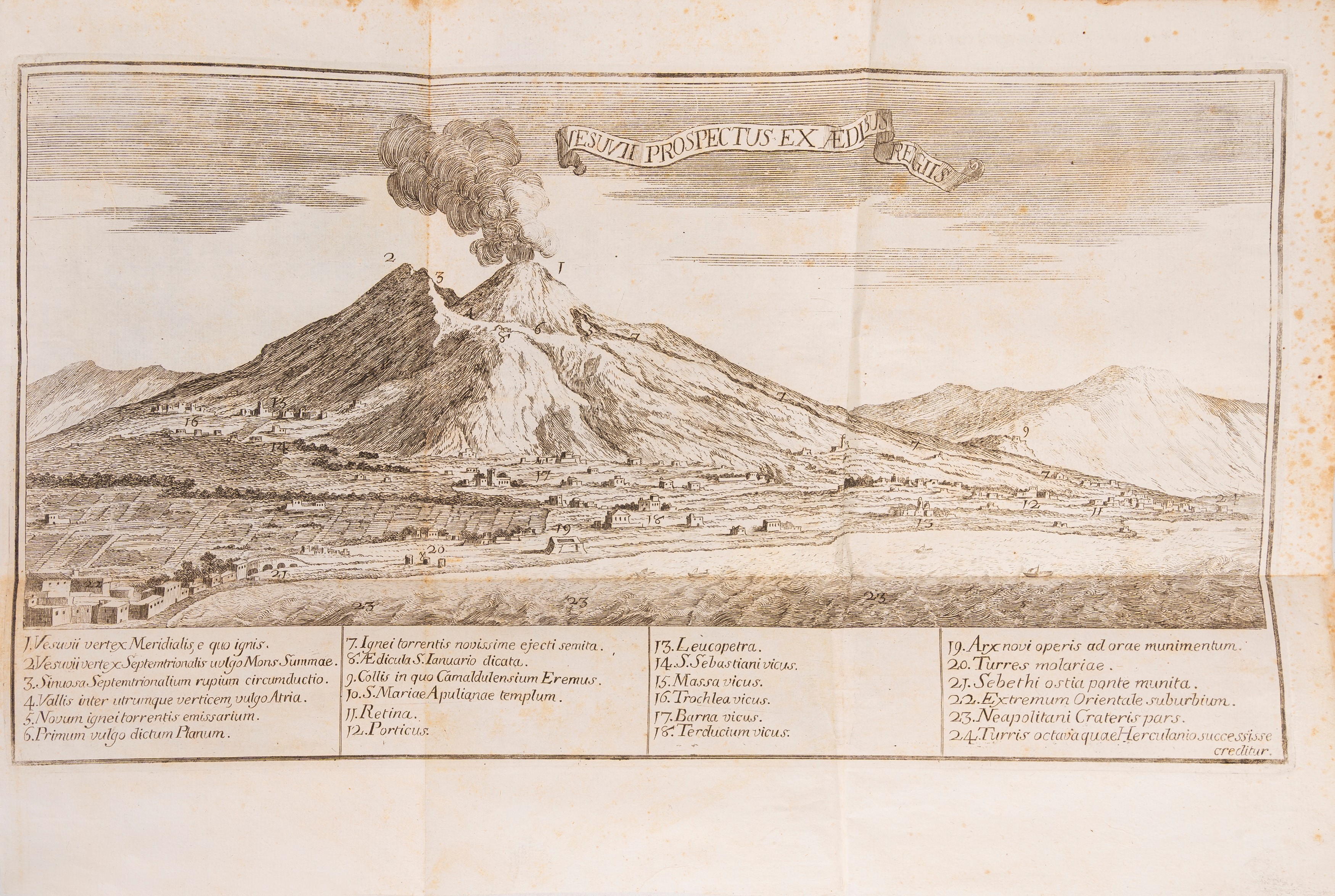 Istoria dell'incendio del Vesuvio