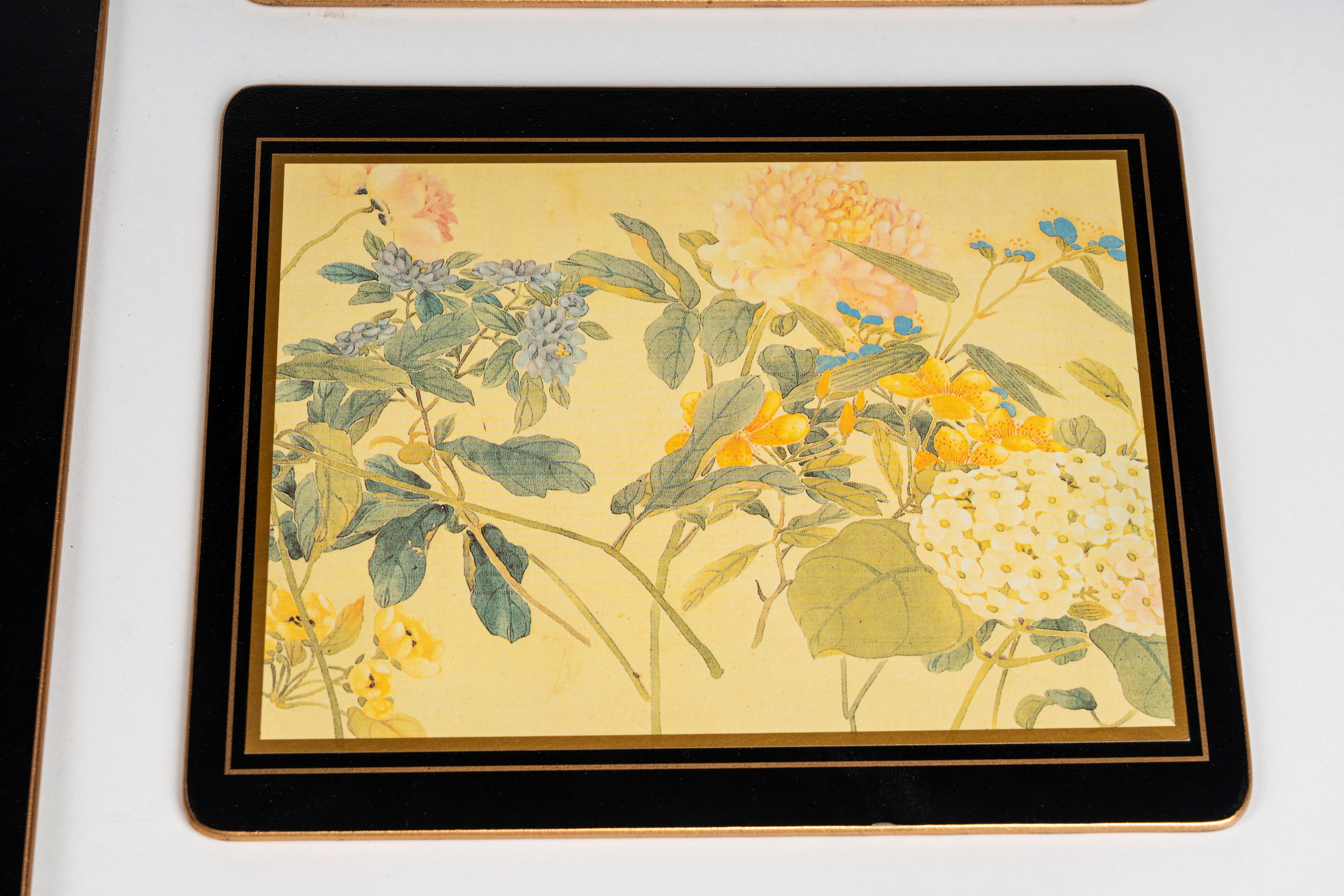 Servizio di tovagliette all'americana con sottopiatti cordinati