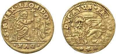 LEONARDO DONA', Ducato in oro, Venezia, 1606-1612