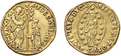 Marco Foscarini, Zecchino doge CXVIX (1762 - 1763), in oro