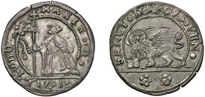 LUDOVICO MANIN, Doge CXX (1789 - 1797), 15 soldi 1791, mistura, Venezia