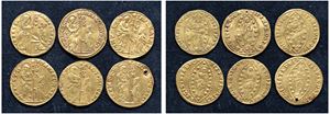 VARIOUS DOGES (14th &ndash; 18th century) - Lot of 6 ducats/zecchini.