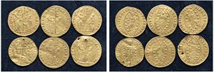 VARIOUS DOGES (14th &ndash; 18th century) - Lot of 6 ducats/zecchini.