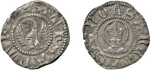 BARTOLOMEO AND ANTONIO DELLA SCALA (1375 - 1381) - Soldo, sd, Verona.