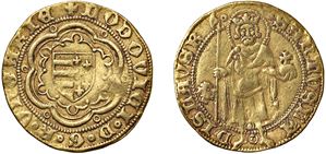 LODOVICO I (1342-1382) &ndash; Gulden, n.d., Buda or Pecs.