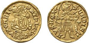 MATTIA CORVINO (1458-1490) &ndash; Gulden, n.d., Hermannstadt.