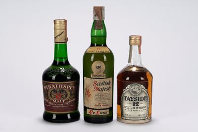 Selezione di Scotch Whisky, 3 Bottiglie