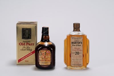 Selezione di Whisky: Grand Old Parr De Luxe 12 Year Old e James Martin's Fine & Rare 20 Year Old
