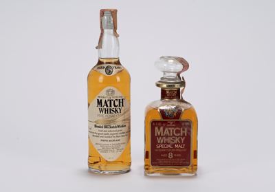 Match Whisky, Confezione di 2 Bottiglie (5 Year Old e Special Malt 8 Year Old)