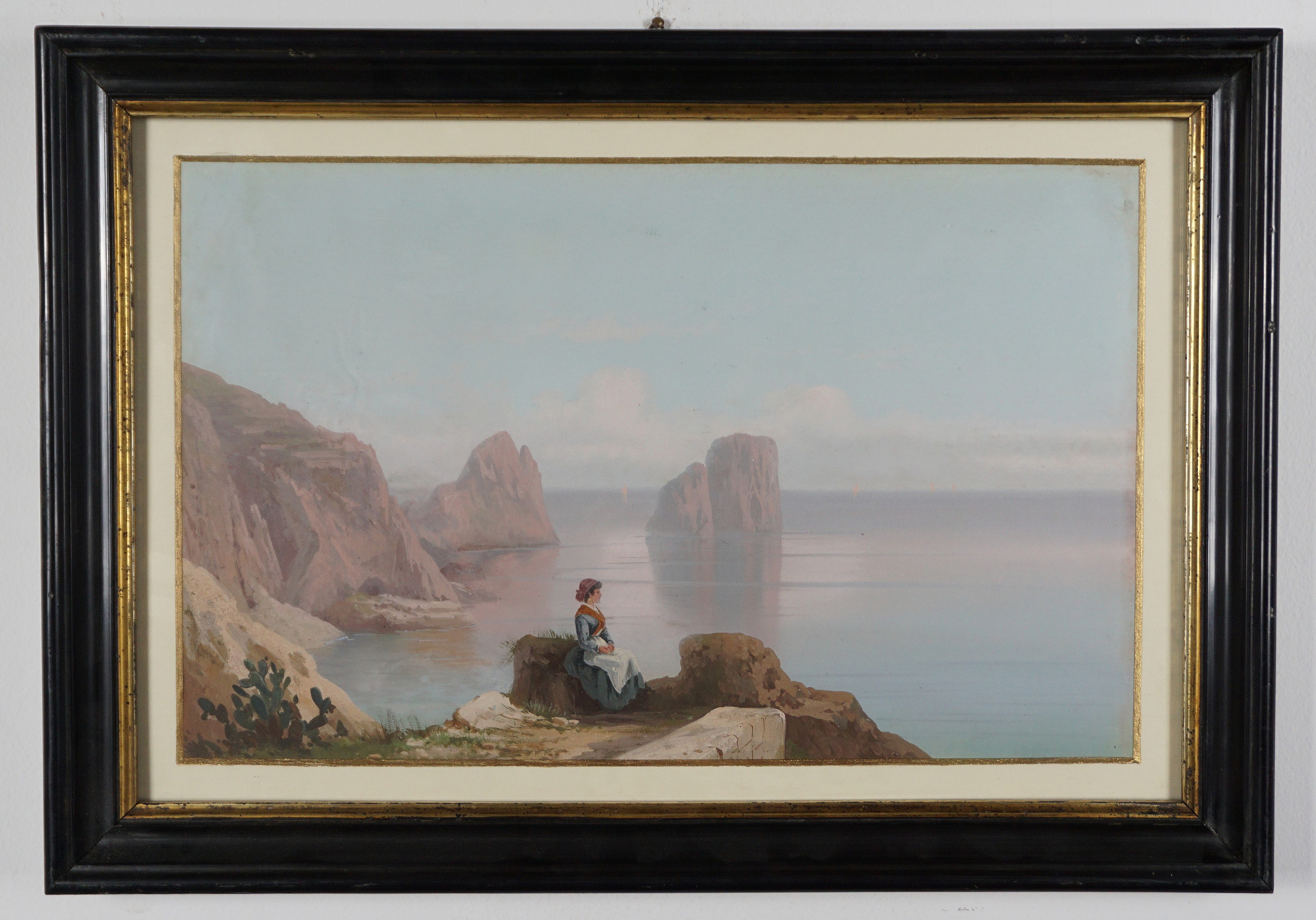 Fanciulla in riva al mare