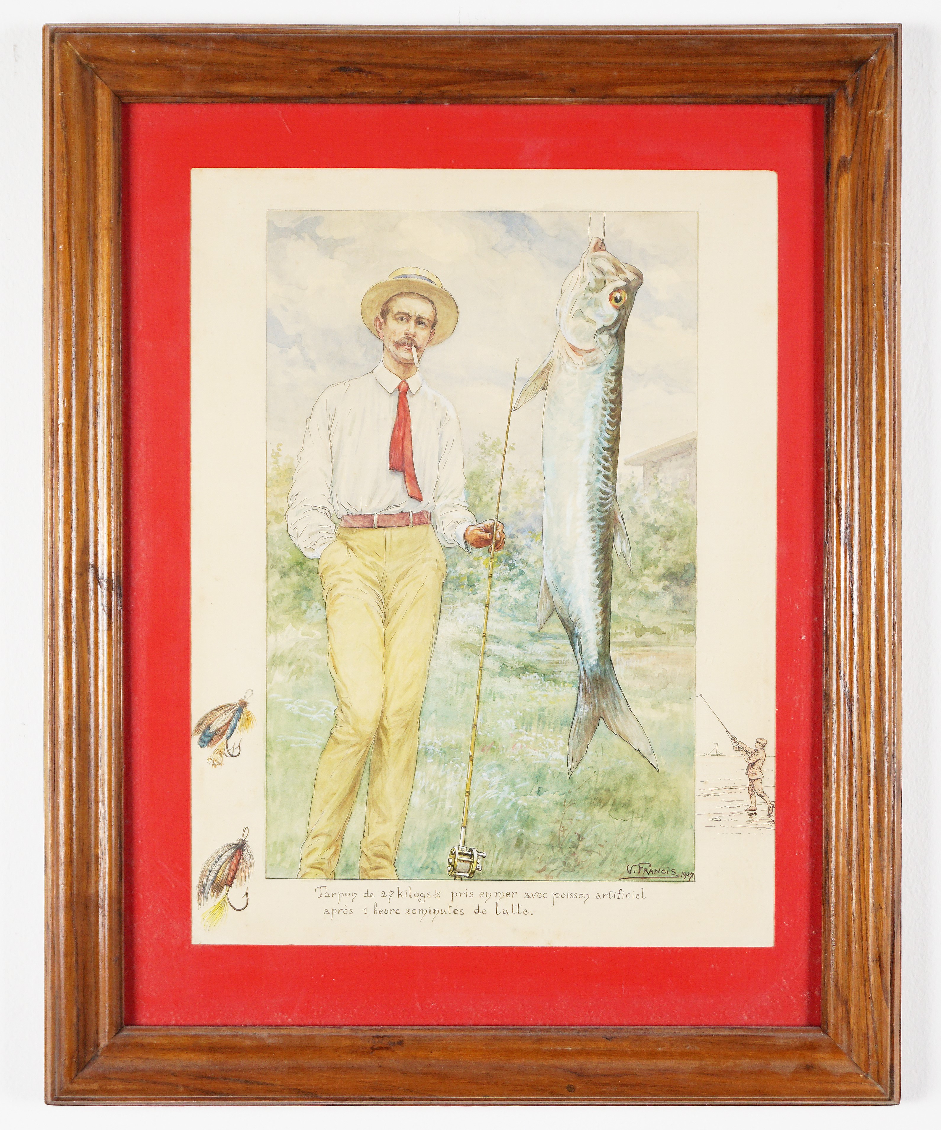 Pescatore con tarpone