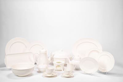 Servizio in Porcellana Royal White, Royal Bone China