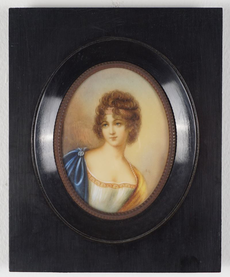 Coppia di ritratti di dame