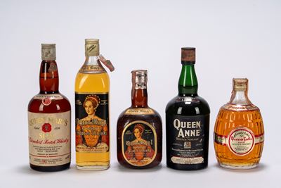 Selezione di Whisky 'Queen', 5 Bottiglie