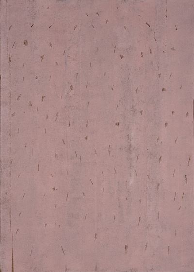Senza titolo (1977), acrilico su cartone