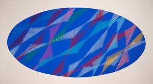 Blue oval