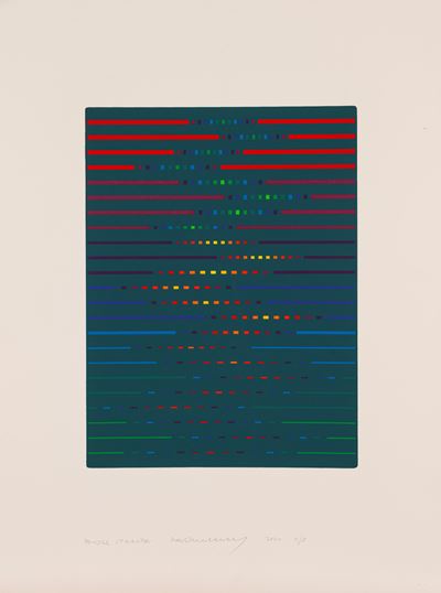 Soggetto A. Serigrafia a colori, prova di stampa 1/3 (2001)