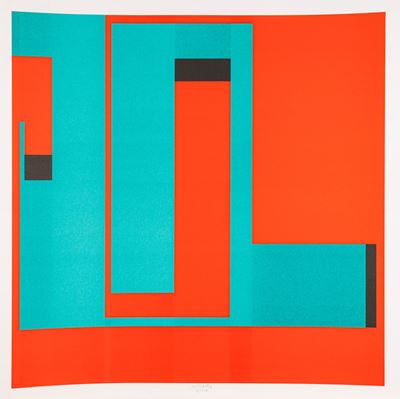 Negativo - Positivo, litografia a colori (es. 12/20 P.A.)