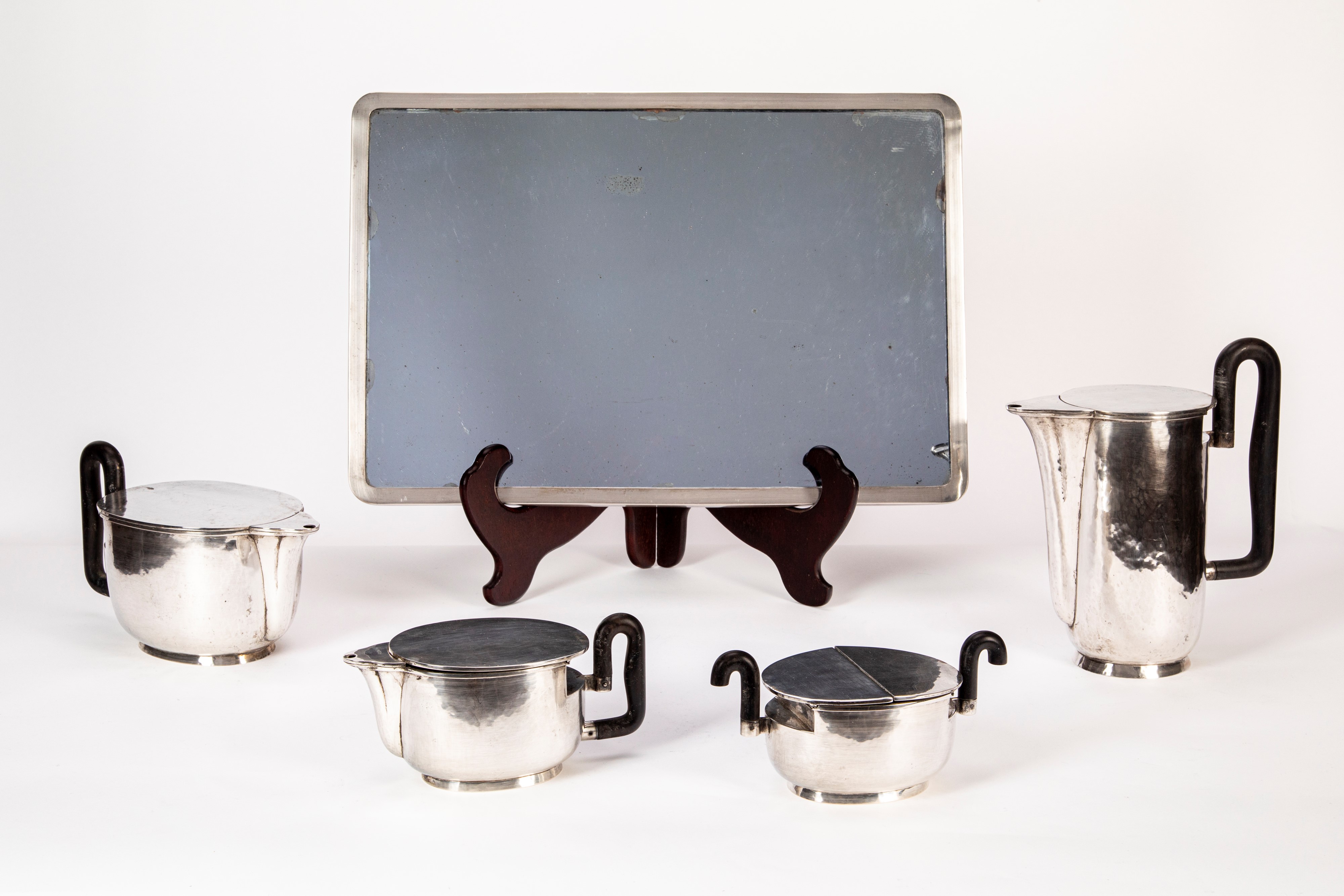 Servizio da tè e caffè con vassoio