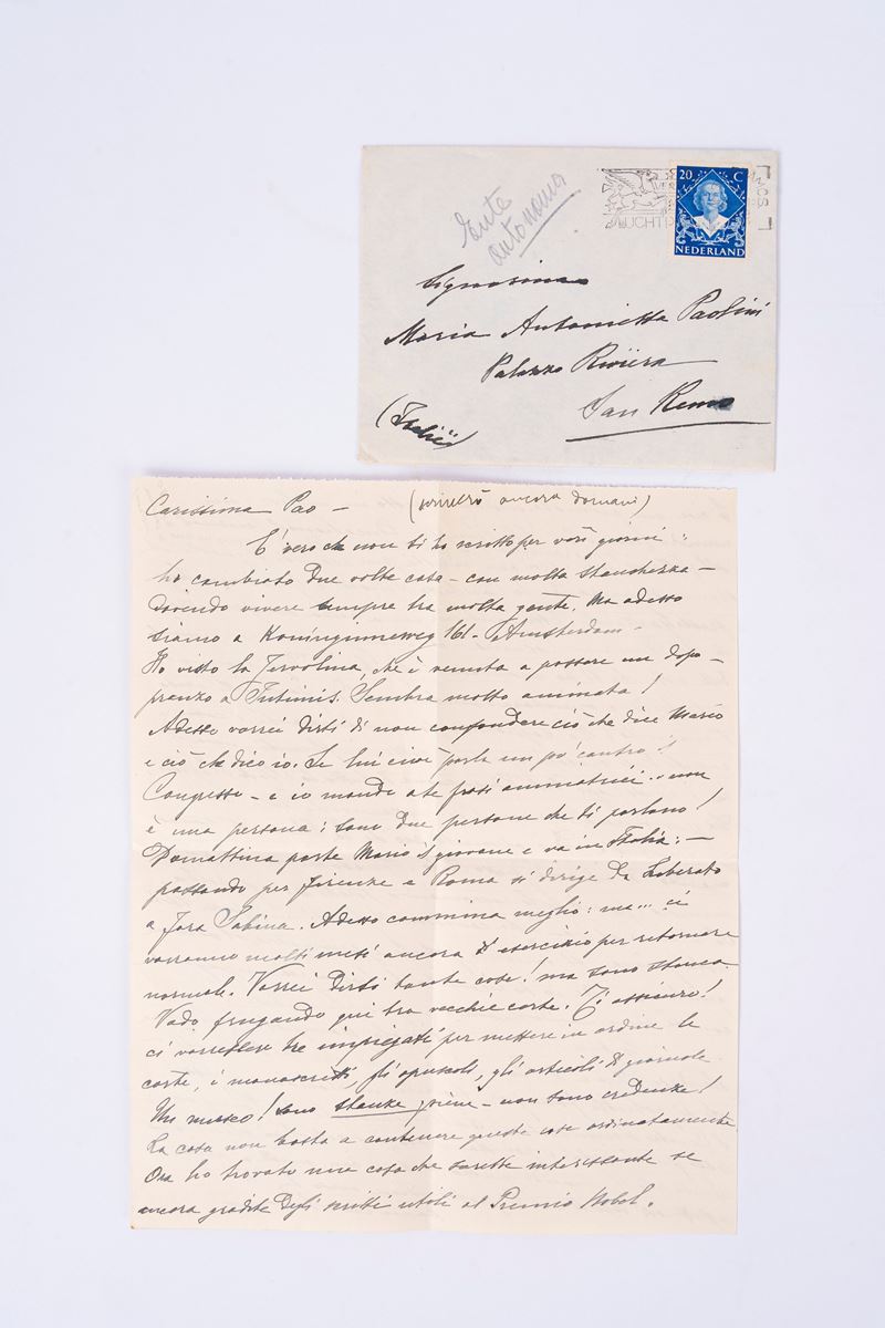 Lettera Premio Nobel