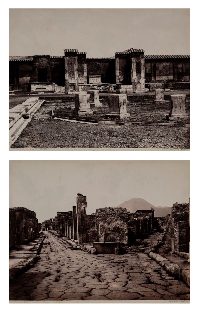 Pompei. Strada di Sallustio; Panteon