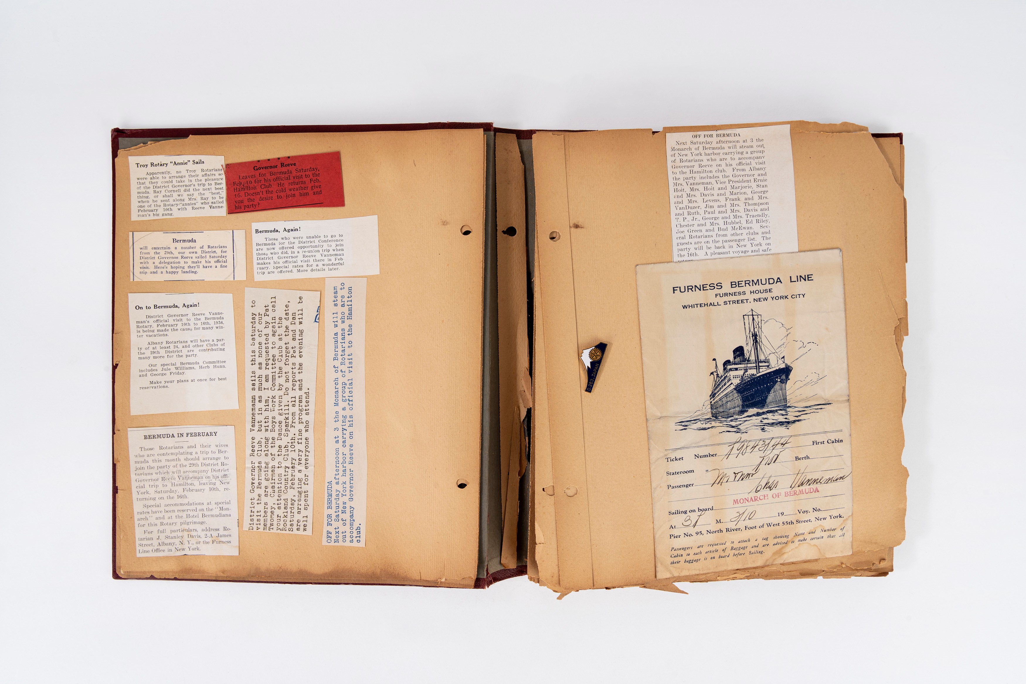 Album della convention/cruise sul Monarch of Bermuda