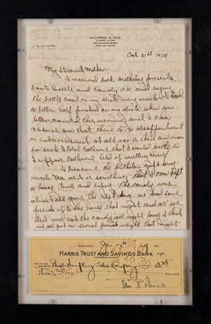 Assegno firmato da P. Harris