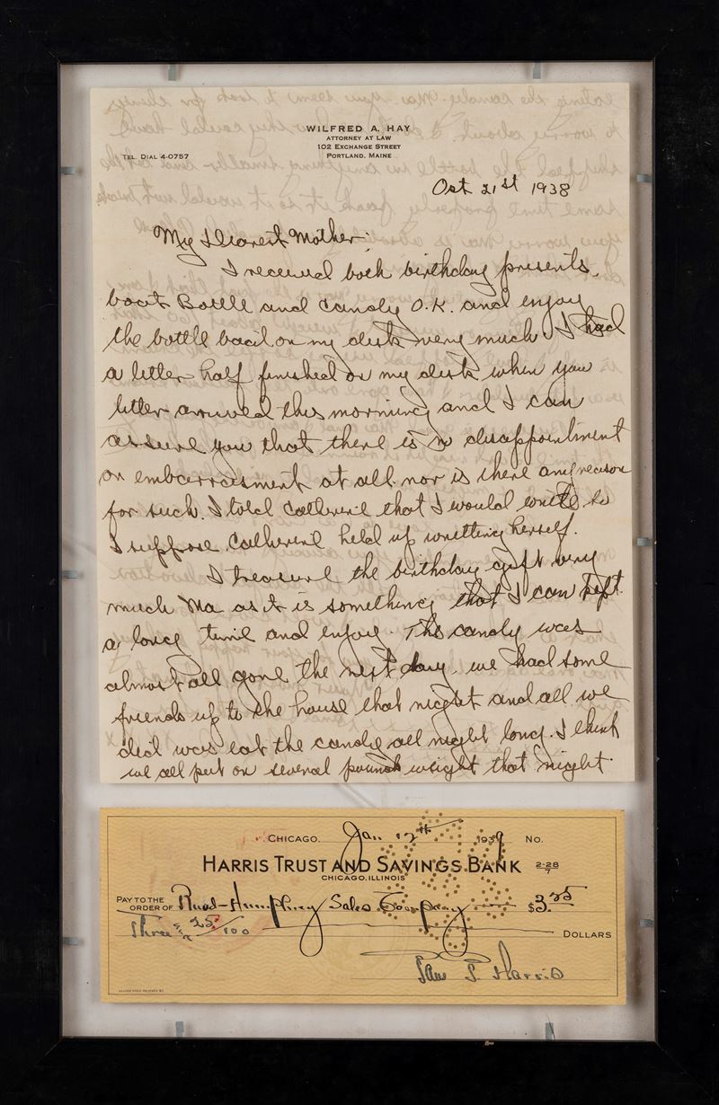 Assegno firmato da P. Harris