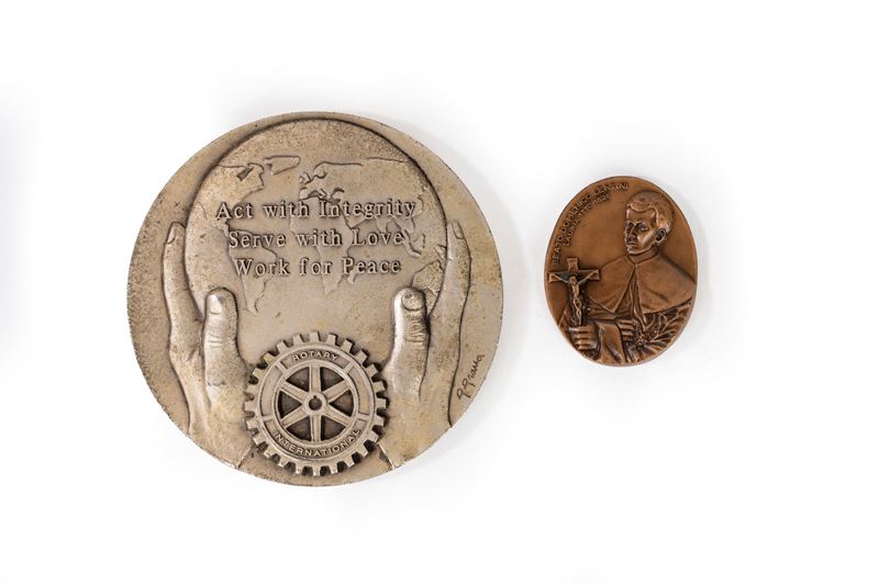 Coppia di medaglie italiane