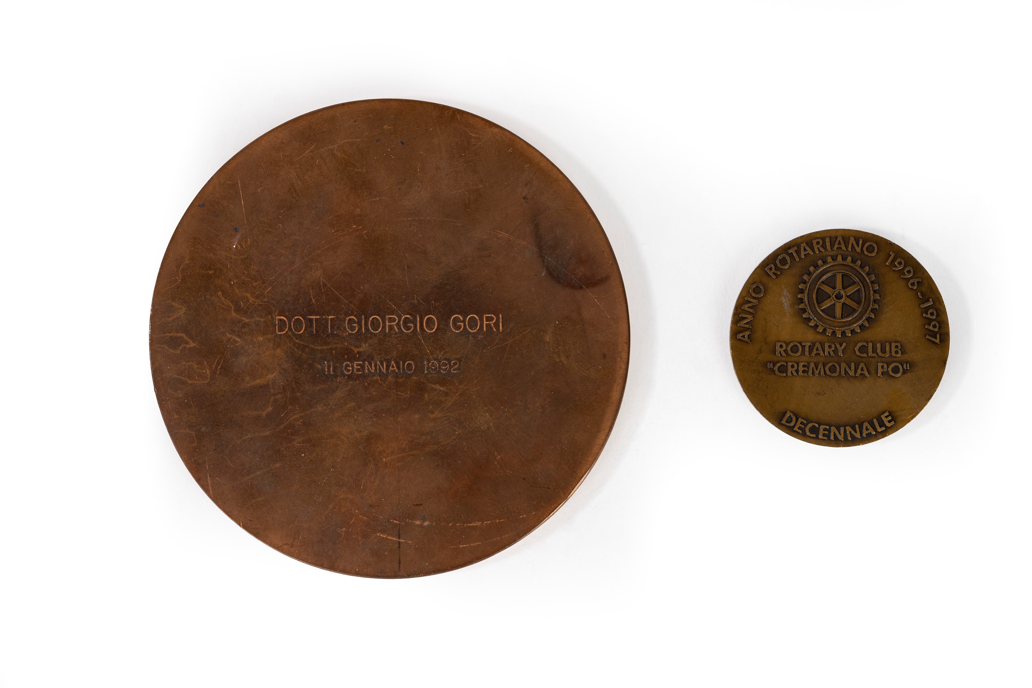 Coppia di medaglie italiane