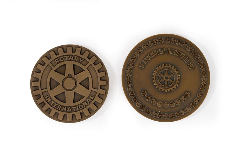 Coppia di medaglie commemorative