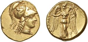 MACEDONIA &ndash; ALESSANDRO MAGNO (336-323 a.C.) - Statere. Emissione sotto Balakros o Menes, circa 332-327 a.C., Tarso.