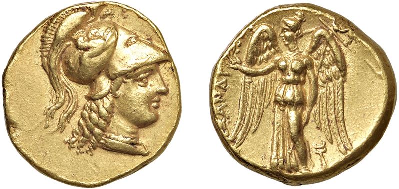 MACEDONIA – ALESSANDRO MAGNO (336-323 a.C.) - Statere. Emissione sotto Balakros o Menes, circa 33...