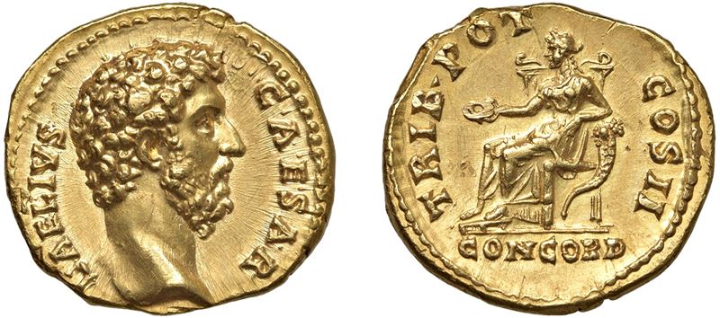 ELIO (AELIUS), come Cesare (137) – Aureo, s.d., Roma.