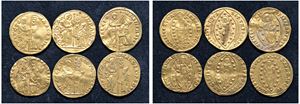 VARI DOGI (XIV &ndash; XVIII sec.) - Lotto di 6 ducati/zecchini.