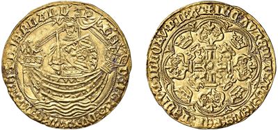 Filippo il Buono, Noble (Gouden Nobel), oro, 1428