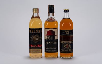 Selezione di Whisky: Felger, Francis e Drummore's Over 12 Year Old