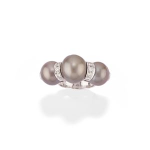 Anello con perle