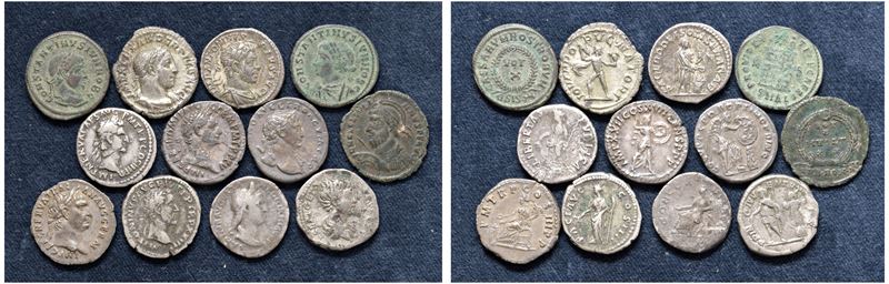 – Interessante lotto di 12 monete. Monetazione mista.