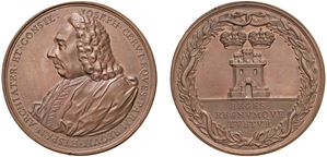 Giuseppe Cervi, Doctor (1663 - 1748) &ndash; Medal.