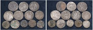 VARIOUS DOGES &ndash; Interesting lot of 12 examples of mixed Venetian coinage.